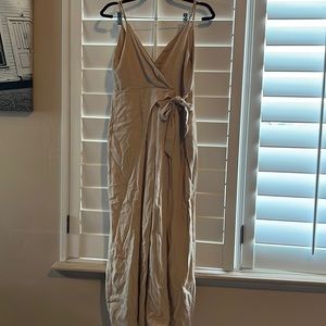 Tan full length romper
